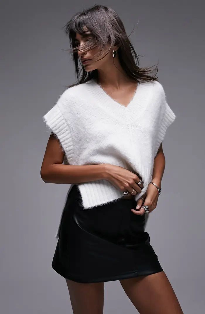 Fluffy Muscle Sleeve Sweater | Nordstrom