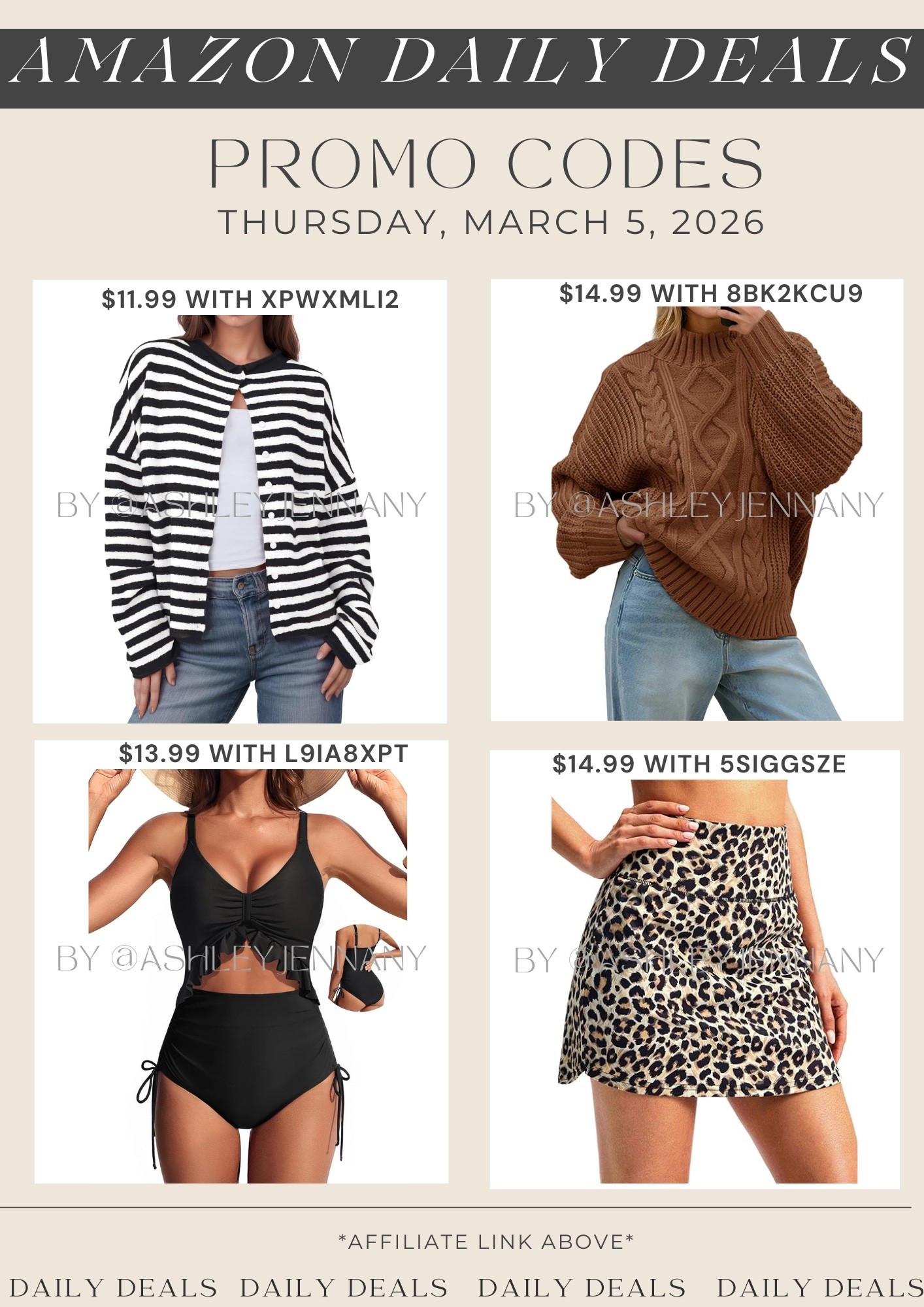 Amazon fashion deals on sweaters,
On piece swimsuit and skort 

#LTKMidsize #LTKSaleAlert #LTKSeasonal