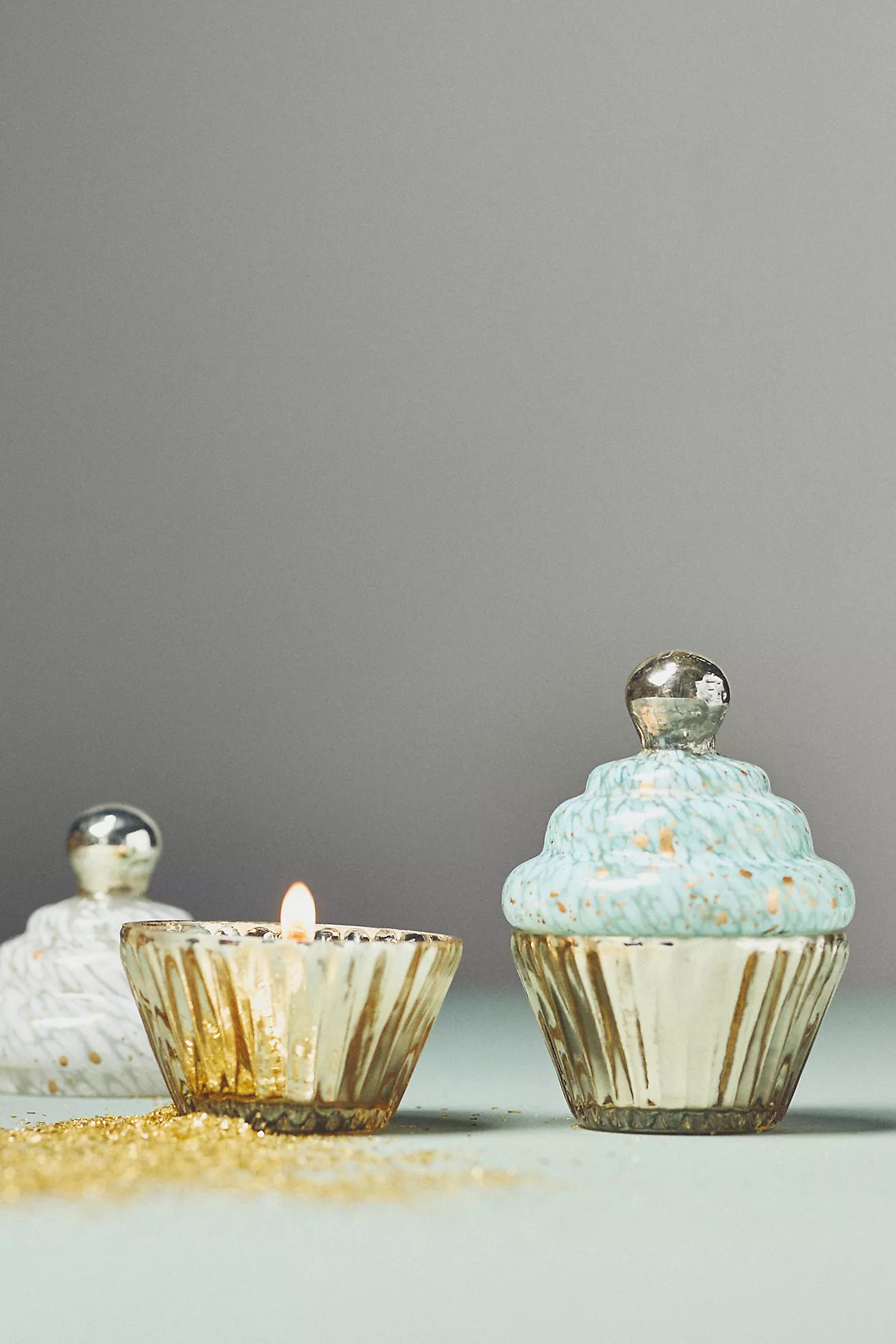 Cupcake Gourmand Cashmere & Coconut Glass Candle | Anthropologie (US)