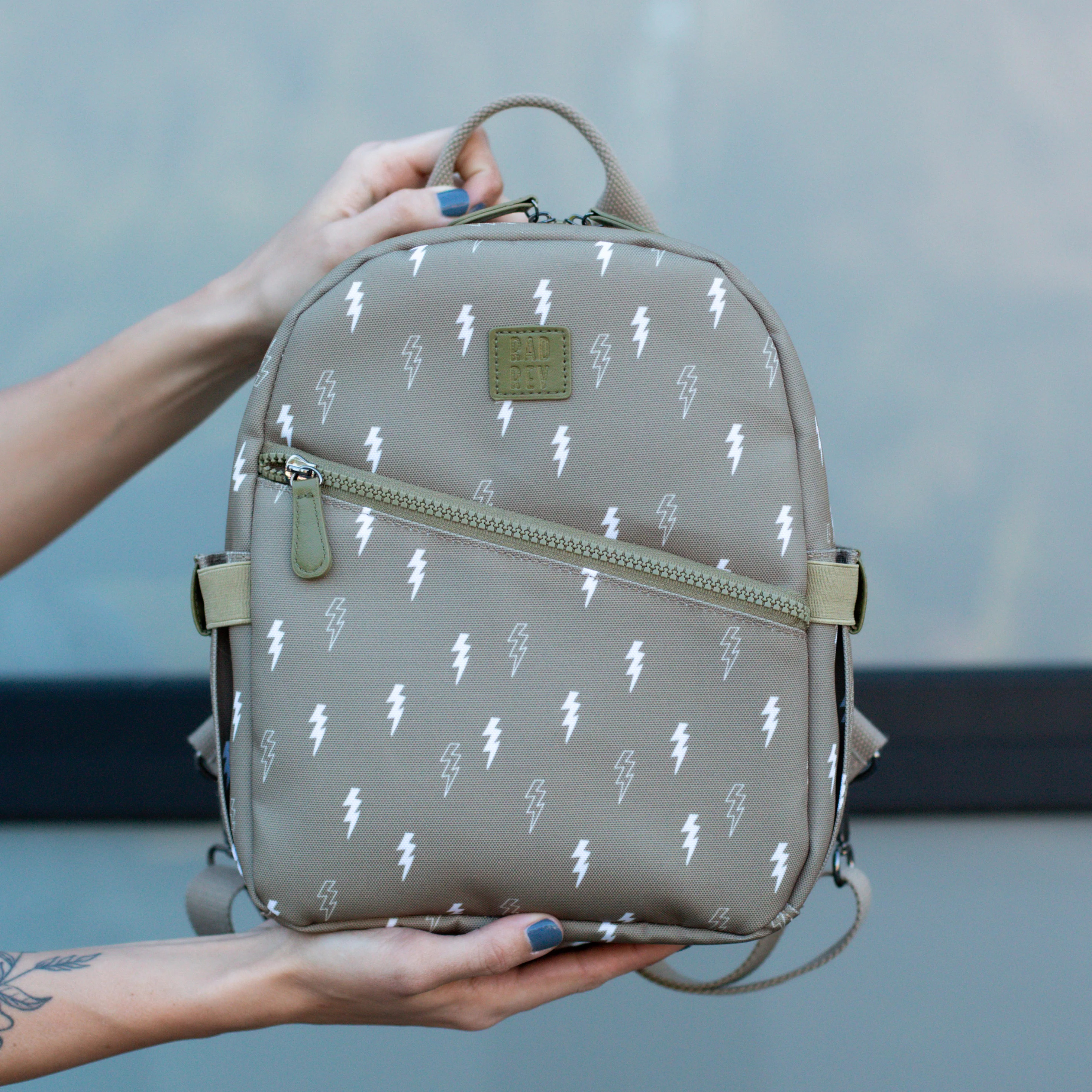 Canvas MINI in Khaki Lightning | Rad Revolution