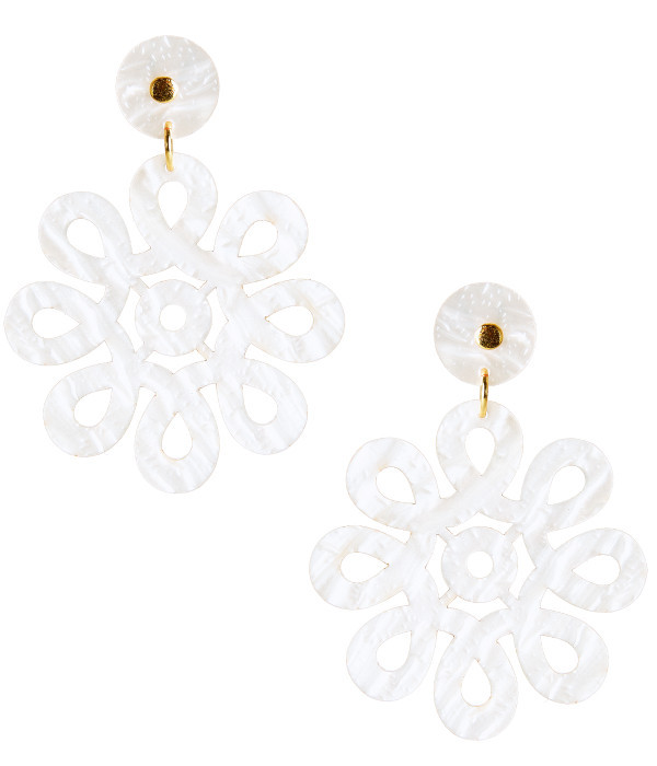 Cameran Acrylic - White Shell | Lisi Lerch Inc