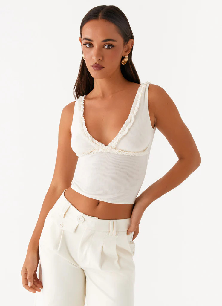 Summer Loving Top - Ivory | Peppermayo (Global)