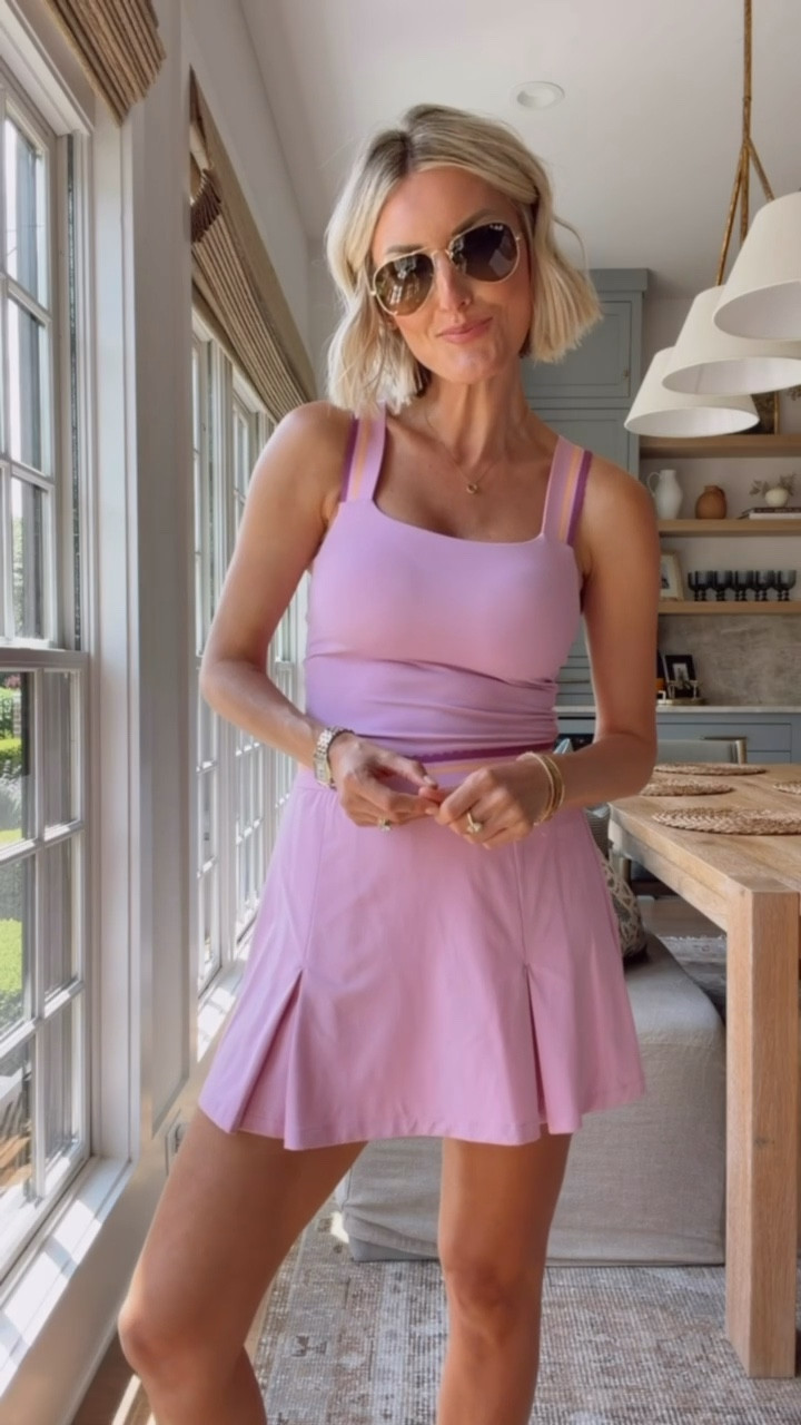 This new pink color! 😍 Also, how cute are the straps?! Love how this looks like a dress! Wearing size S!

Loverly Grey, Target, activewear, active skirt, athleisure 

#LTKActive #LTKSeasonal