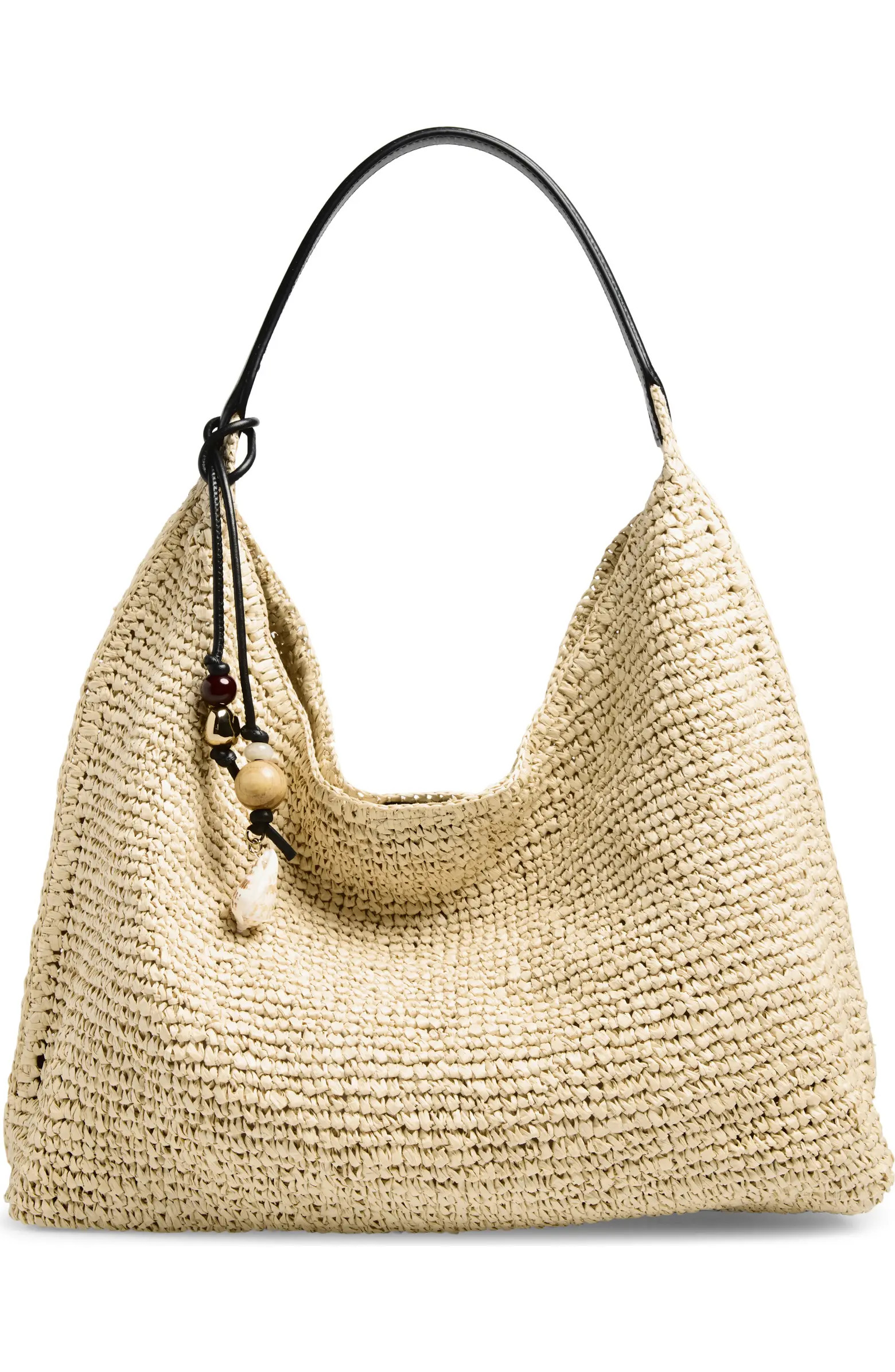 The Mylie Raffia Shoulder Bag | Nordstrom