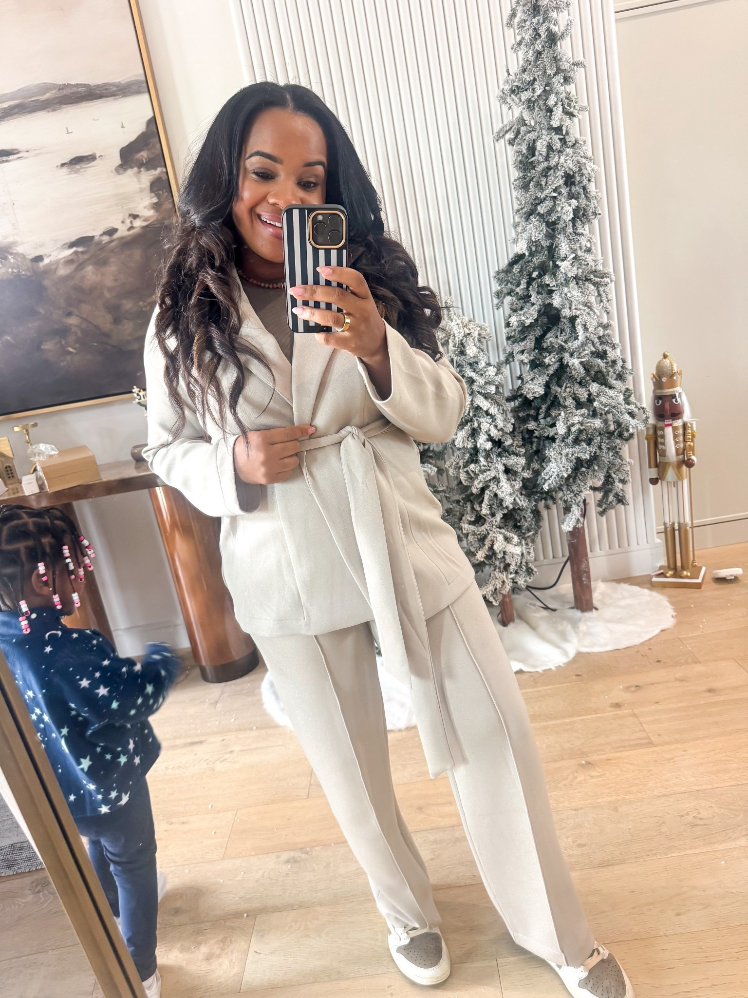 How cute is this cardigan set from Spanx?! It has a light shimmer to it and it is so comfortable. ✨ It’s currently 30% off!

#LTKSaleAlert #LTKHoliday #LTKCyberWeek