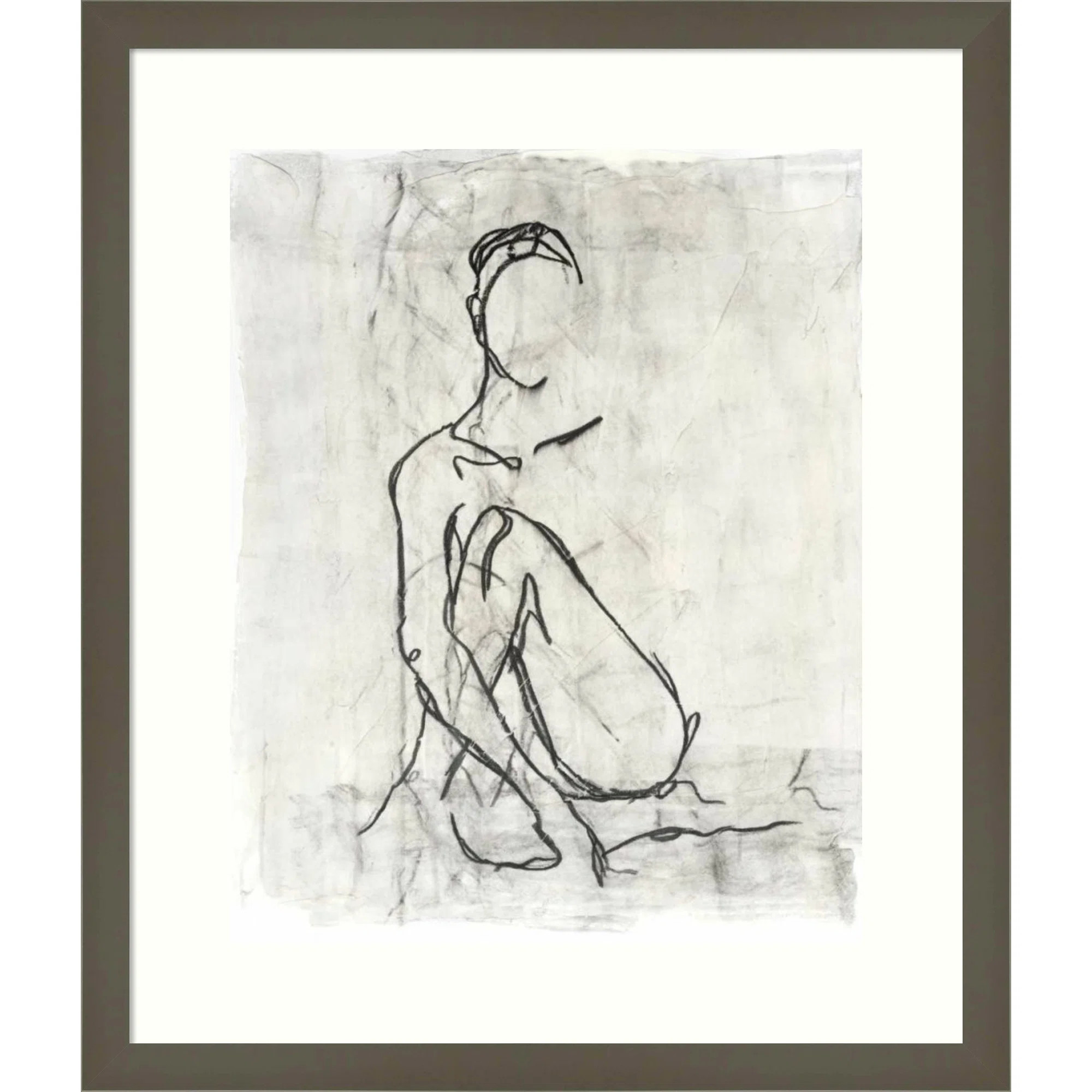 Embellished Nude Contour Sketch II by Ethan Harper | Wayfair North America