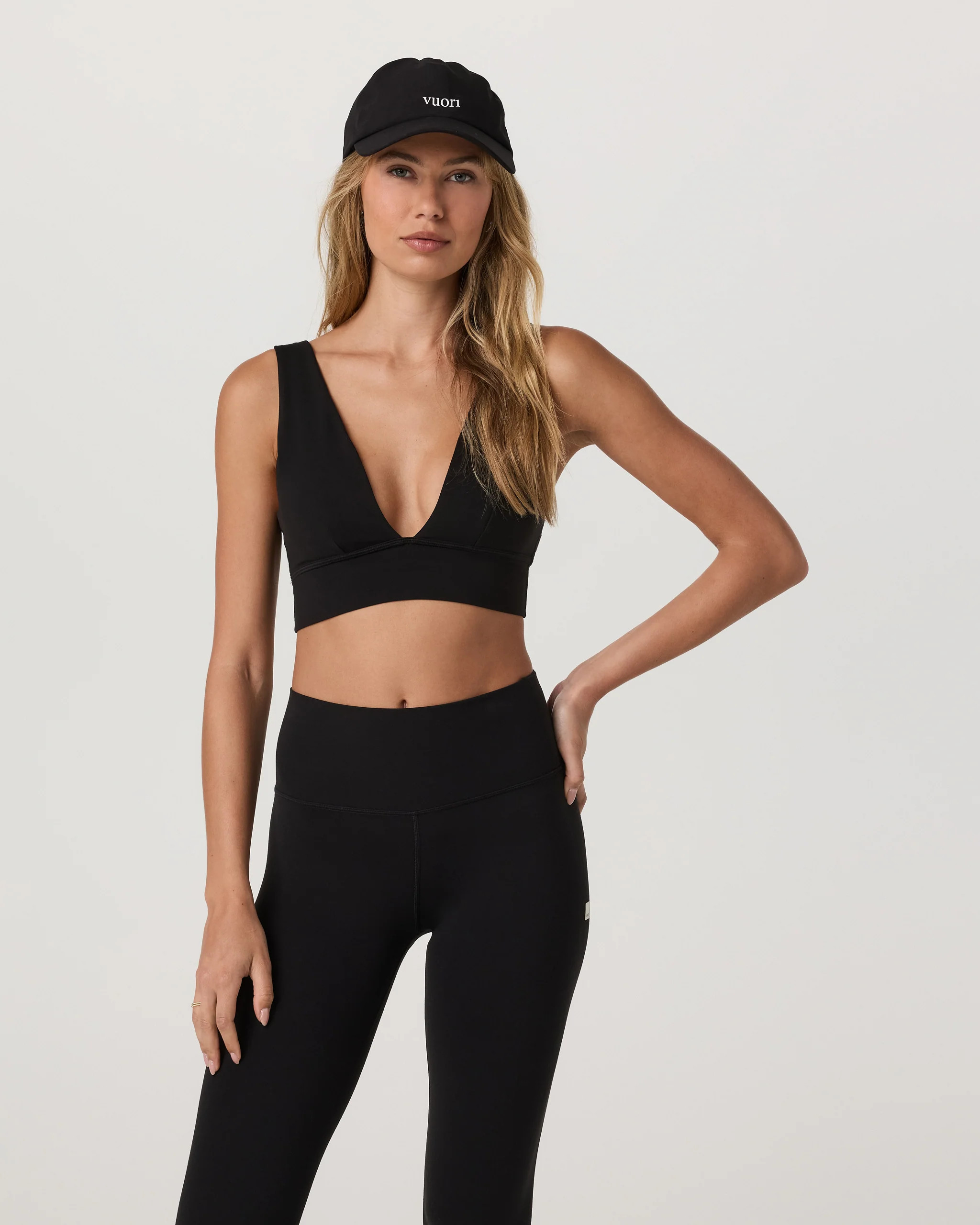 Vuori AllTheFeels™ Triangle Bra | Women's Black Bra | Vuori | Vuori Clothing (US & Canada)