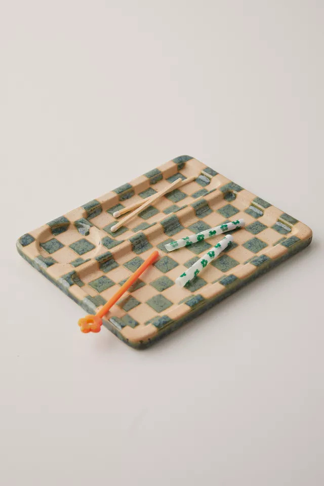 Myla Checkerboard Tray | Urban Outfitters (US and RoW)