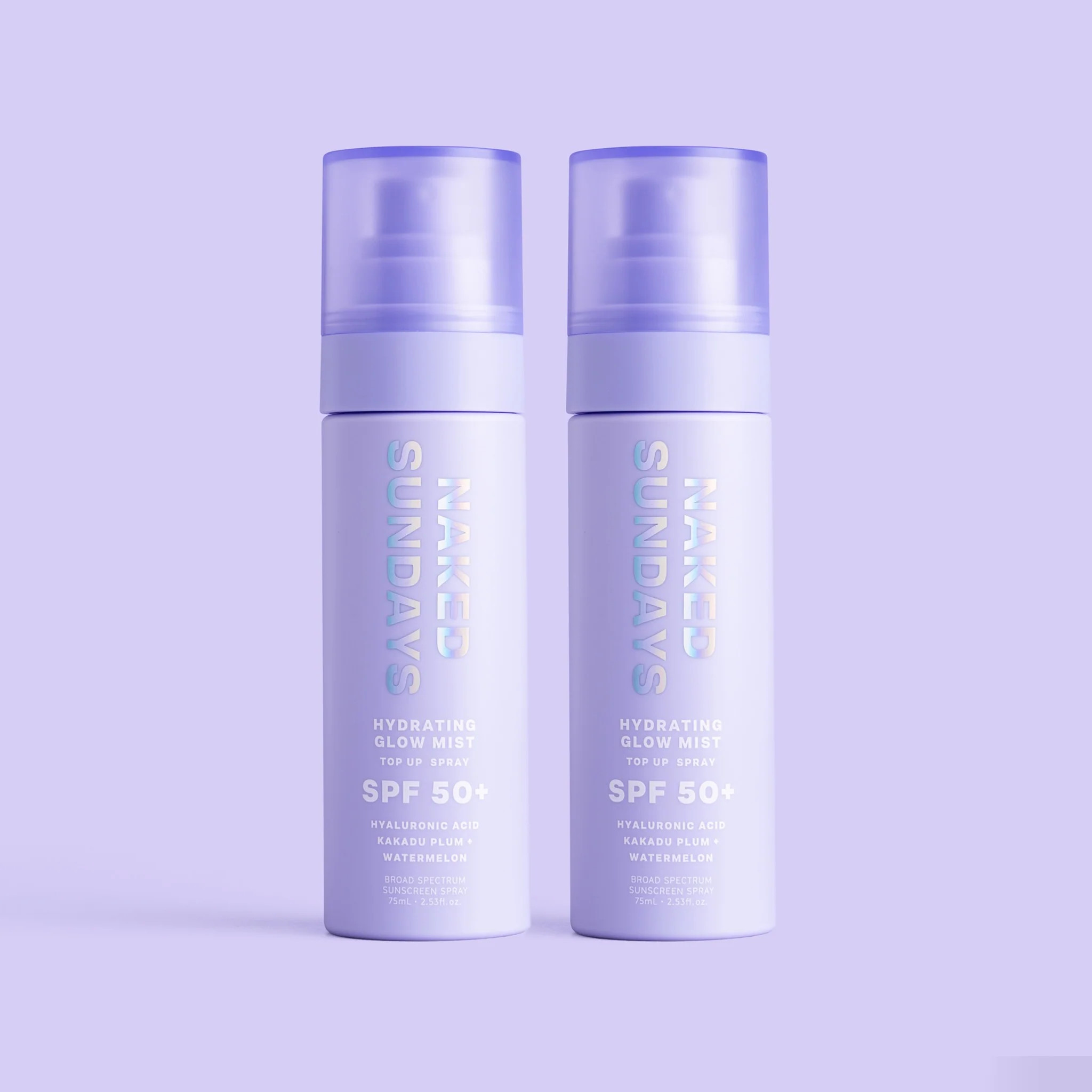 SPF50+ Glow Face Mist Top Up Duo | Naked Sundays (US)