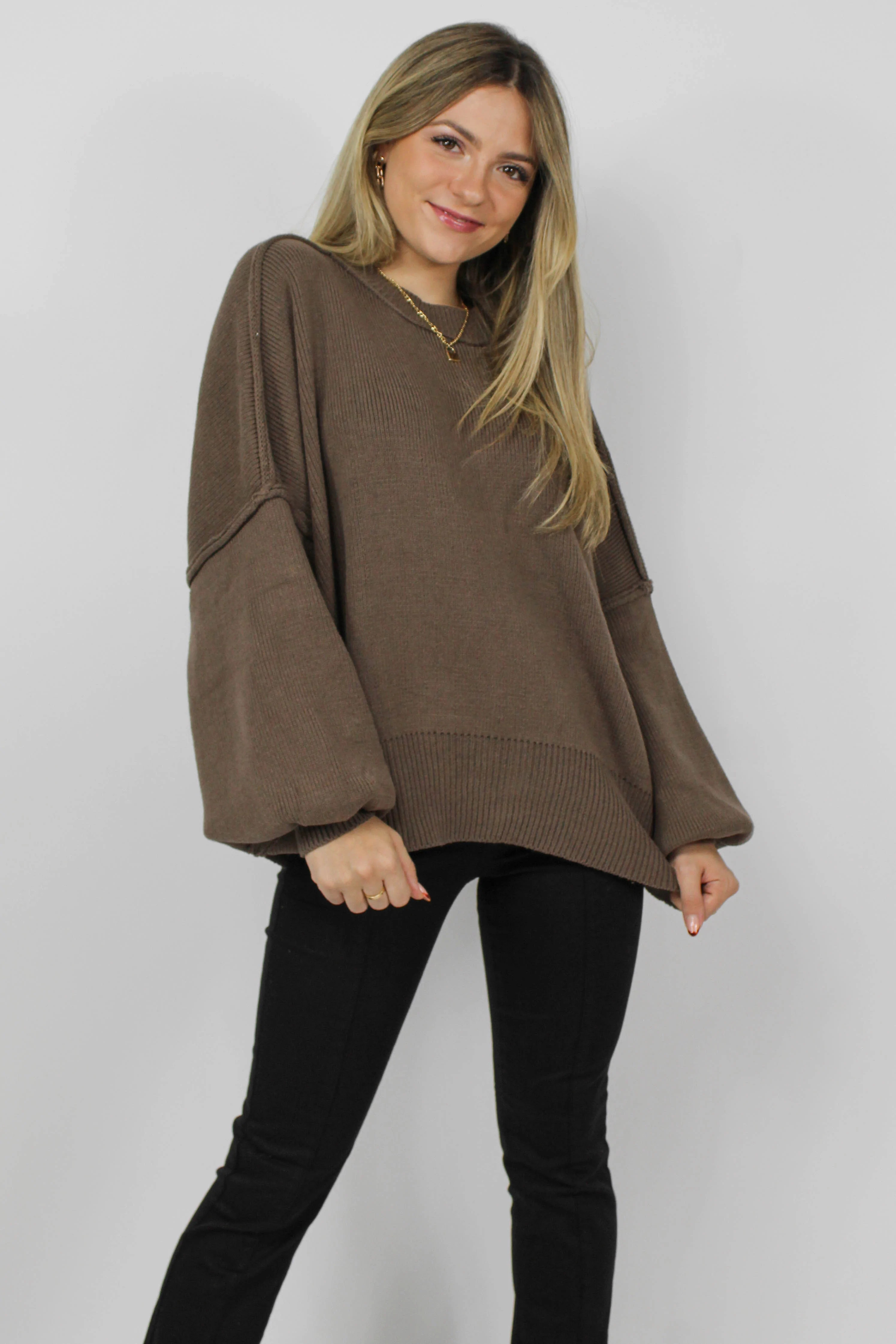 Martha Sweater in Brown | Grey Bandit
