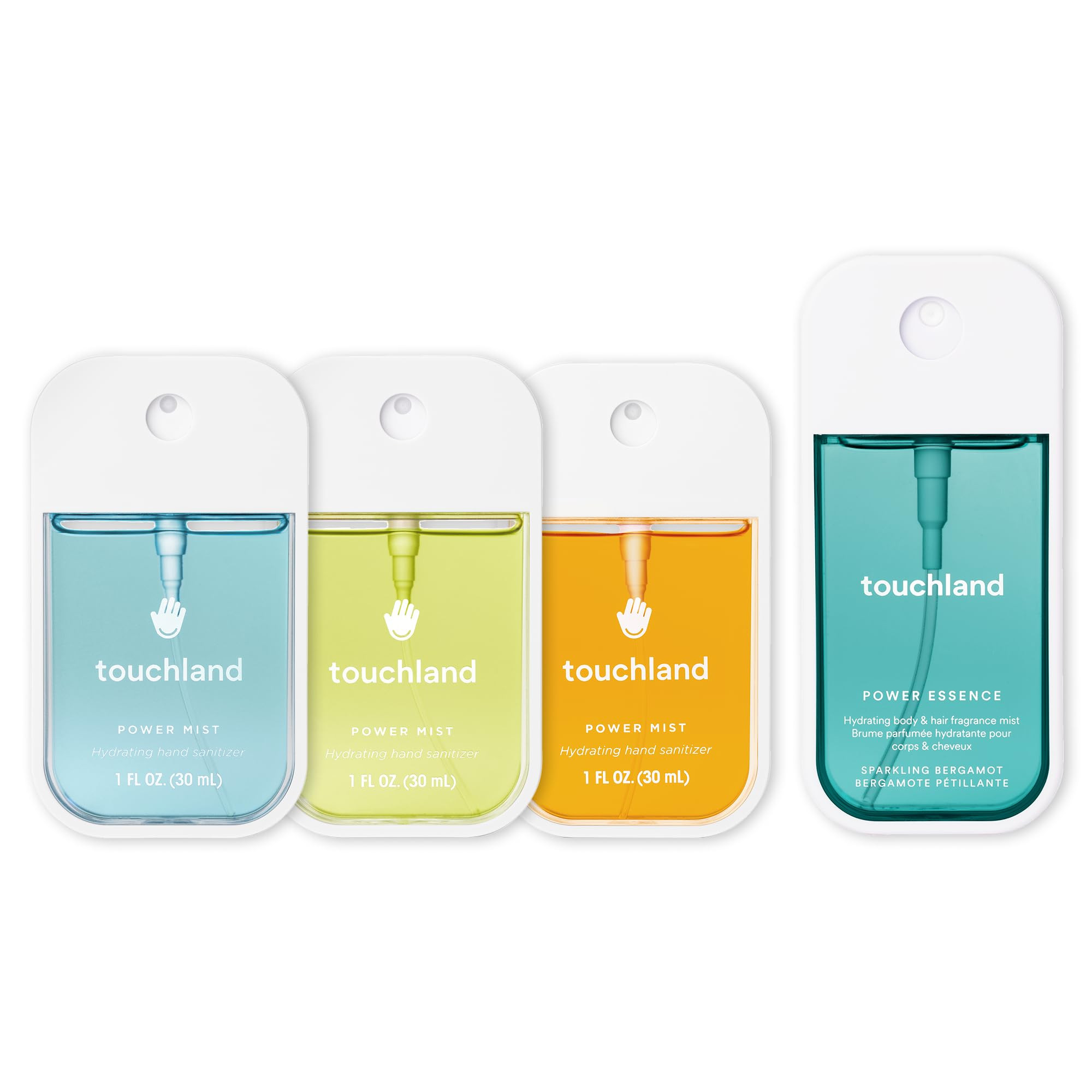 Touchland SUNLIT BURST SET, Power Mist Hydrating Hand Sanitizer Spray, (Citrus, Frosted Mint, Lem... | Amazon (US)