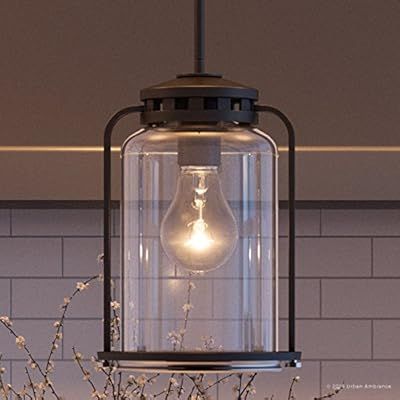 Luxury Nautical Pendant Light, Small Size: 9.75"H x 6.25"W, with Colonial Style Elements, Olde Br... | Amazon (US)