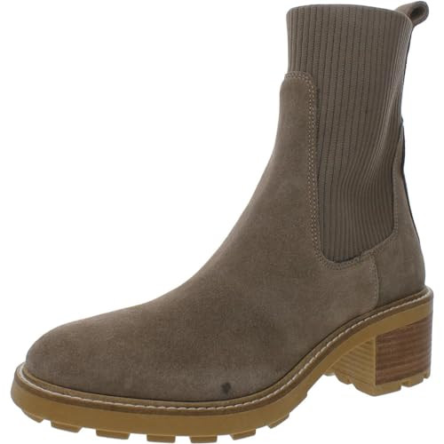 Steve Madden Women's Kiley Ankle Boot, Taupe Suede, 8 | Amazon (US)