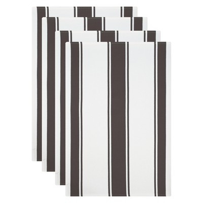 4pk Kitchen Towel White/Gray - MU Kitchen | Target