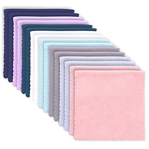 16 Pack Baby Washcloths burp cloths - 20" x 10" - Luxury Multicolor Coral Fleece - Extra Absorbent and Soft Wash Clothes for Newborns, Infants and Toddlers - Suitable for Sensitive Skin and New Born | Amazon (US)