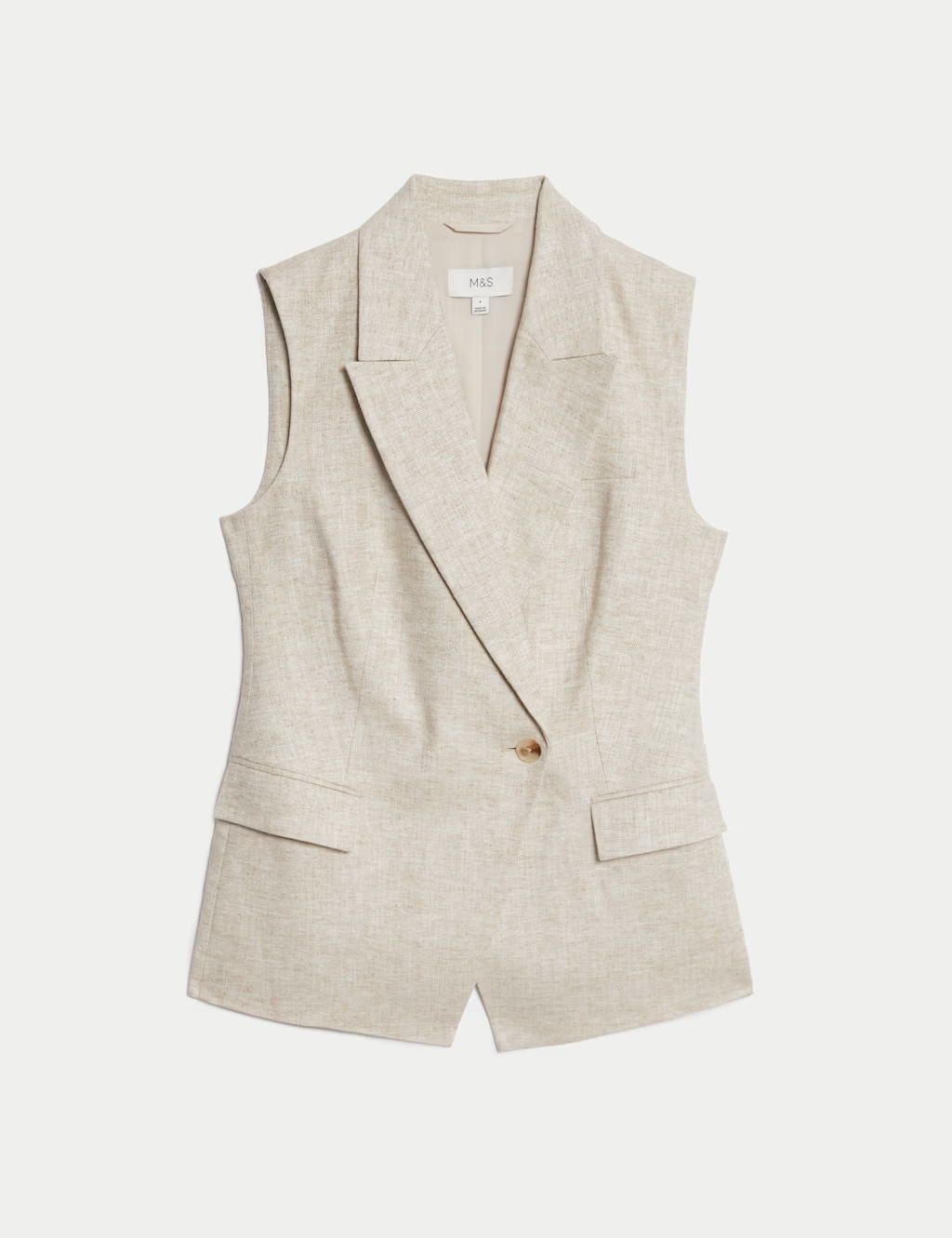 Linen Blend Waistcoat | Marks & Spencer (UK)
