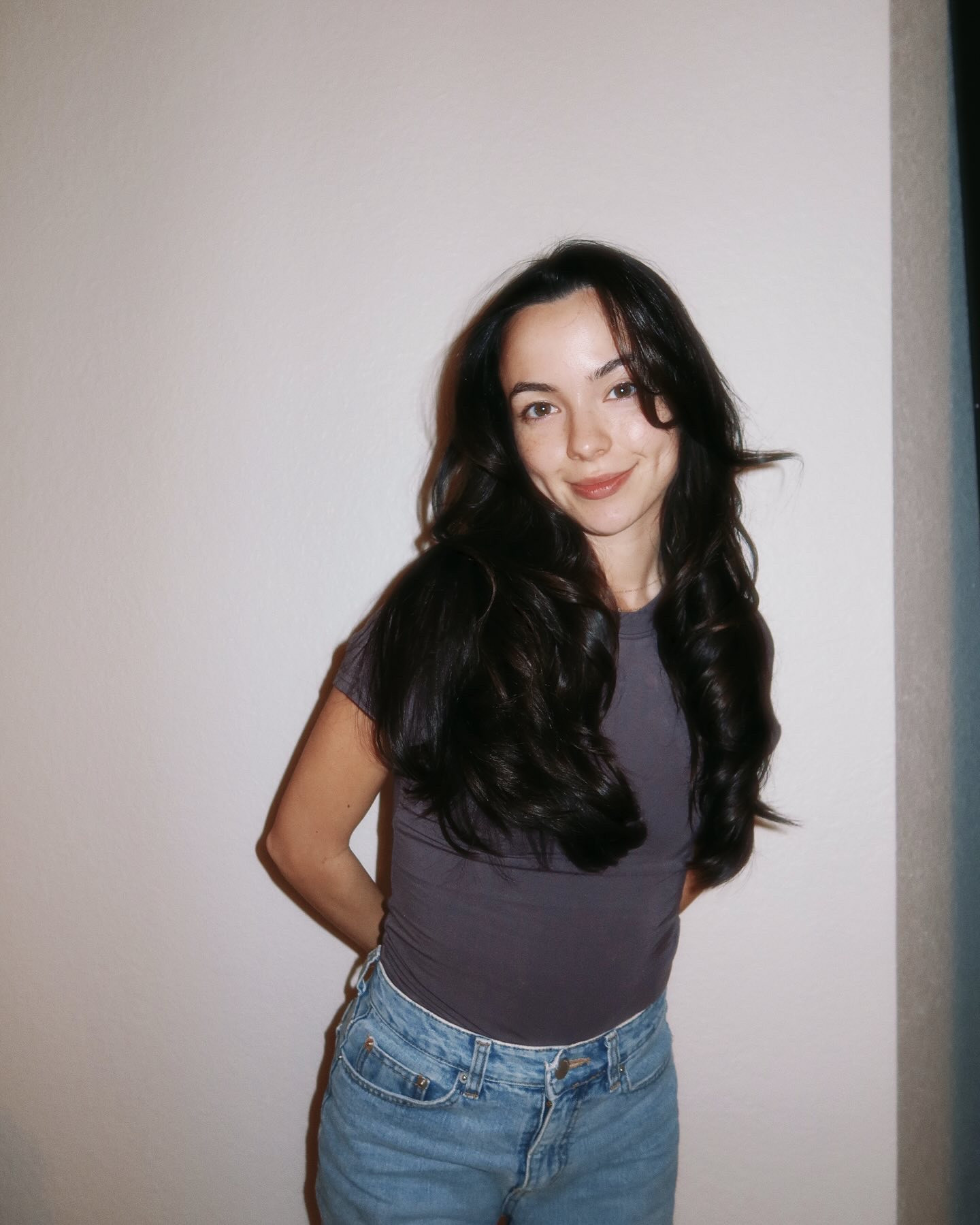 Simple causal fit ♡  I used the wavy talk on my hair! 