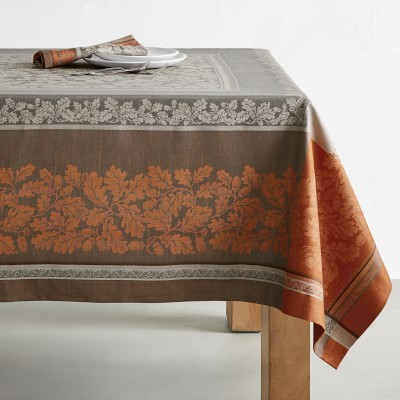 Acorn Harvest Jacquard Tablecloth | Williams-Sonoma