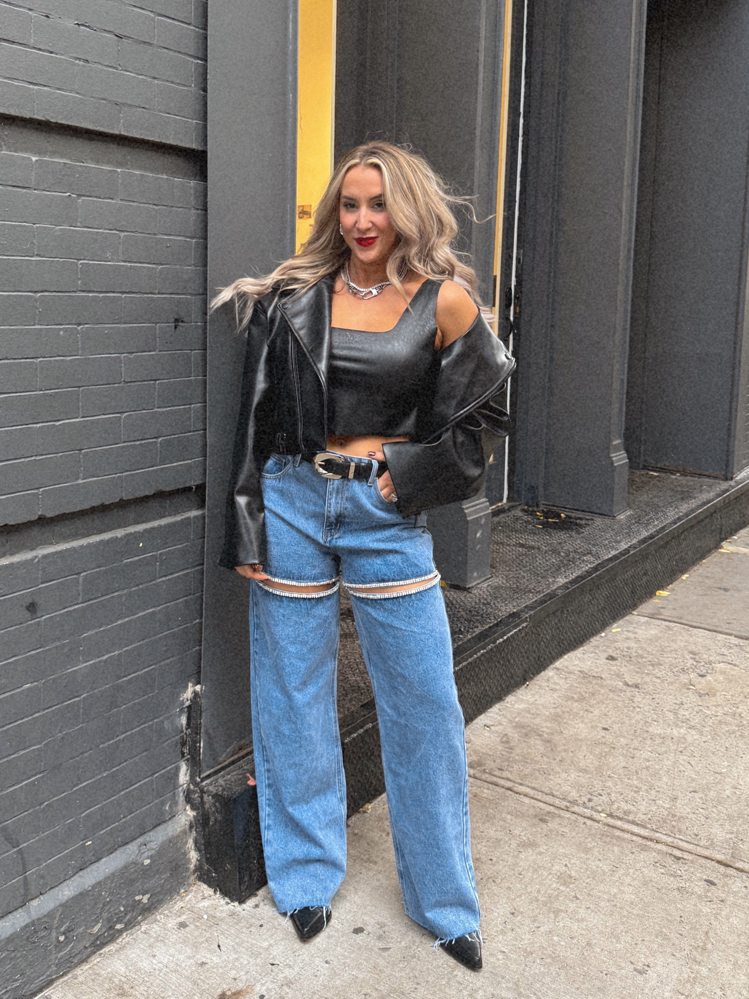 Kelsea Ballerini vibe check: edgy country biker gang chic 🖤

Top: L
Denim: 30 
Coat: XL

#LTKSeasonal #LTKFindsUnder100 #LTKStyleTip