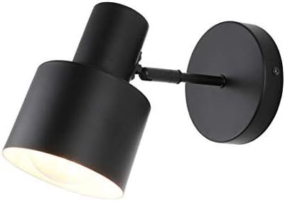 Retro Wall lamp, Industrial Wall lamp, Black Antique Degree Adjustable, can be Used in Corridor, ... | Amazon (US)