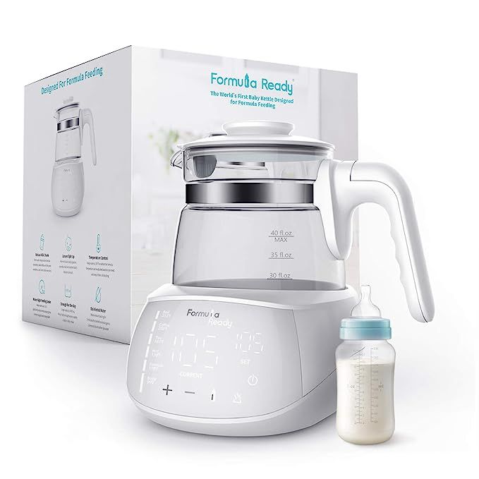Formula Ready Baby Water Kettle- One Button Boil Cool Down and Keep Warm at Perfect Baby Bottle T... | Amazon (US)