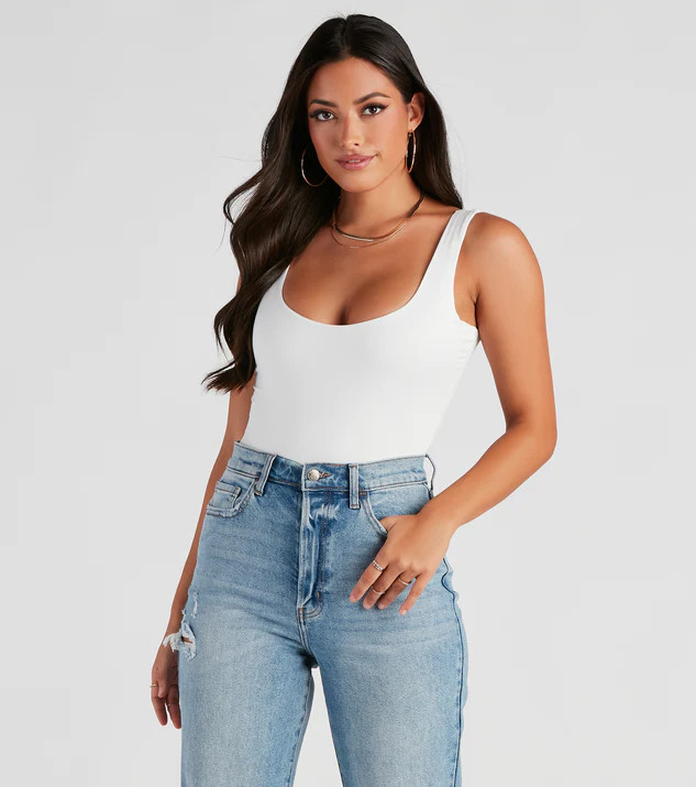 Staple Piece Scoop Neck Bodysuit | Windsor Stores