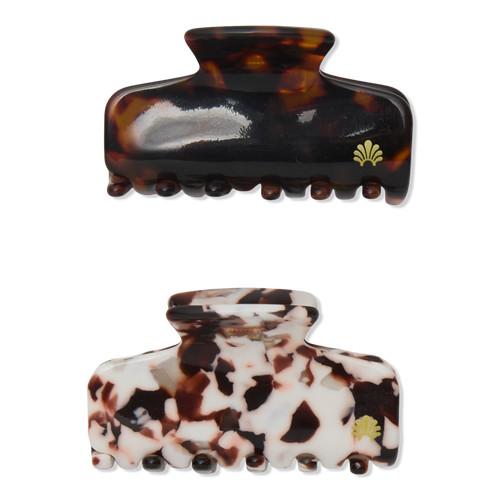 Lele Sadoughi Ivory Tortoise Mini Claw Clip Duo - Ivory Tortoise | Ulta