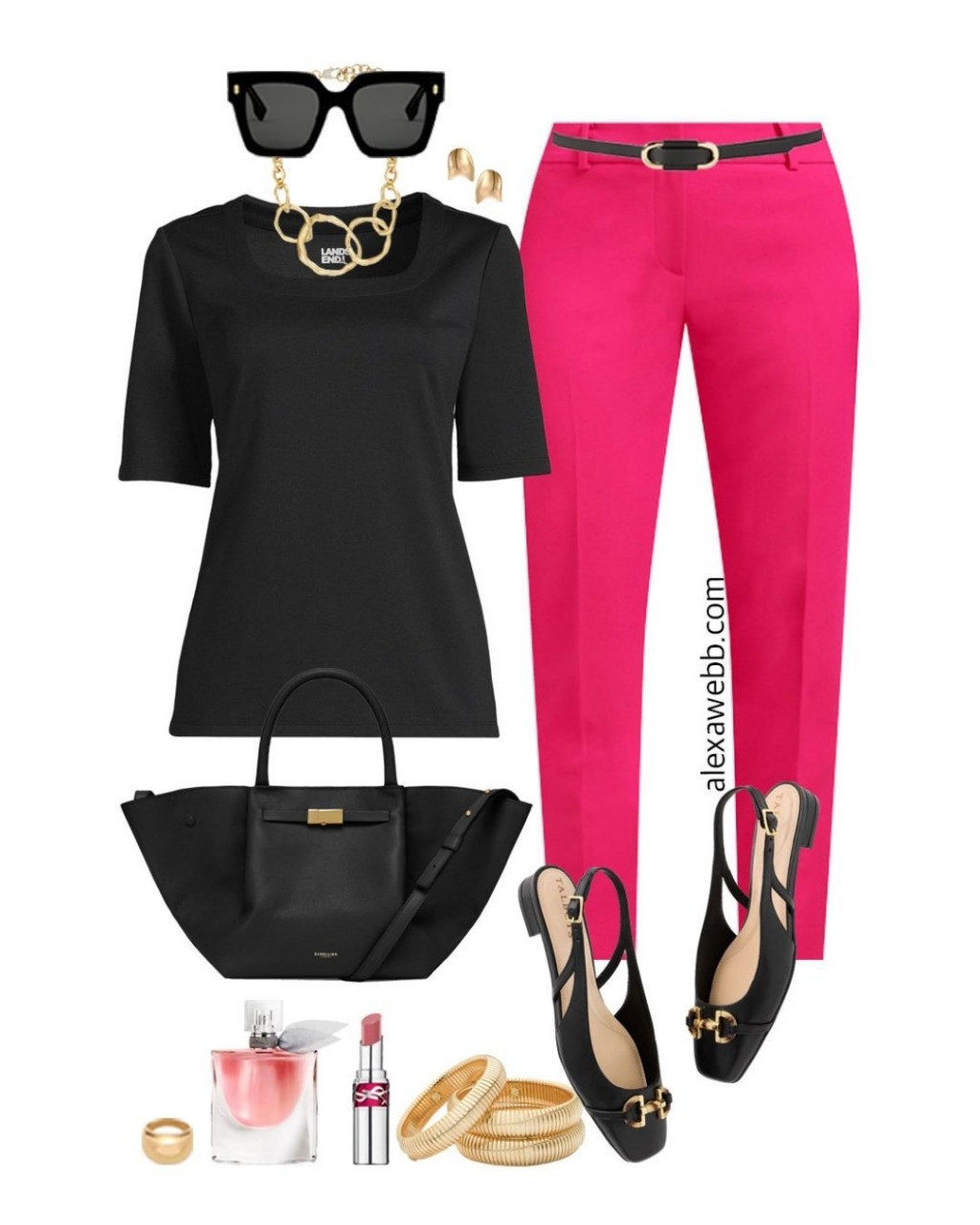Plus Size Spring Work Capsule 2025 - Part 1 - A plus size business casual and professional work capsule wardrobe for spring. Plus size hot pink ankle pants outfits for spring. Alexa Webb #plussize

#LTKWorkwear #LTKPlusSize #LTKStyleTip