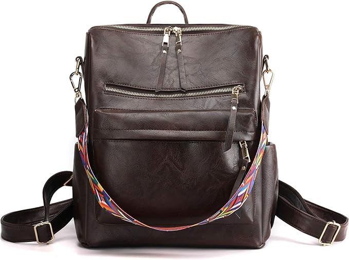 Women's Fashion Backpack Purse Multipurpose Design Convertible Satchel Handbags and Shoulder Bag ... | Amazon (US)
