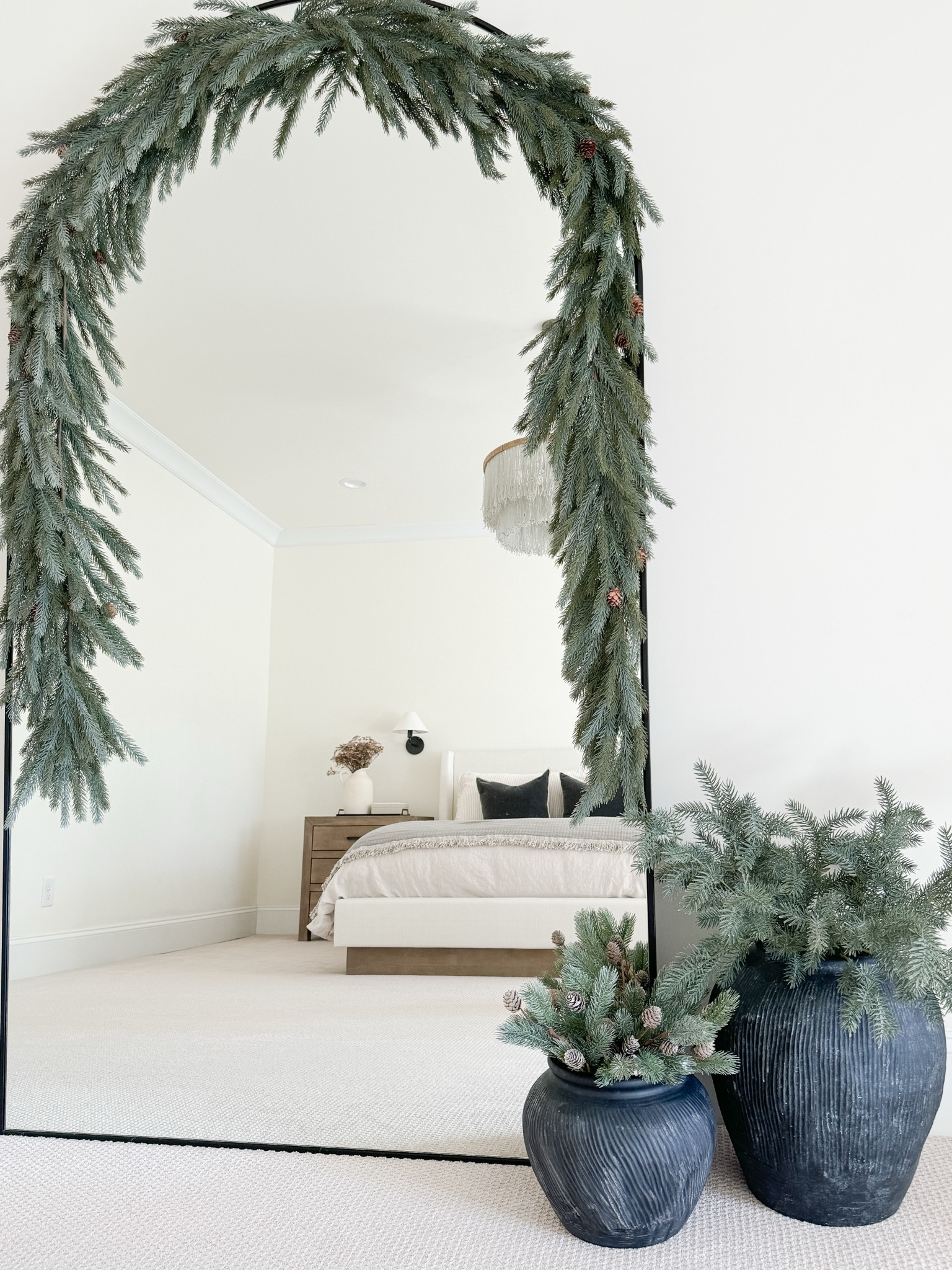 Christmas bedroom decor, simple Christmas organic decor

#LTKHoliday #LTKSeasonal #LTKHome