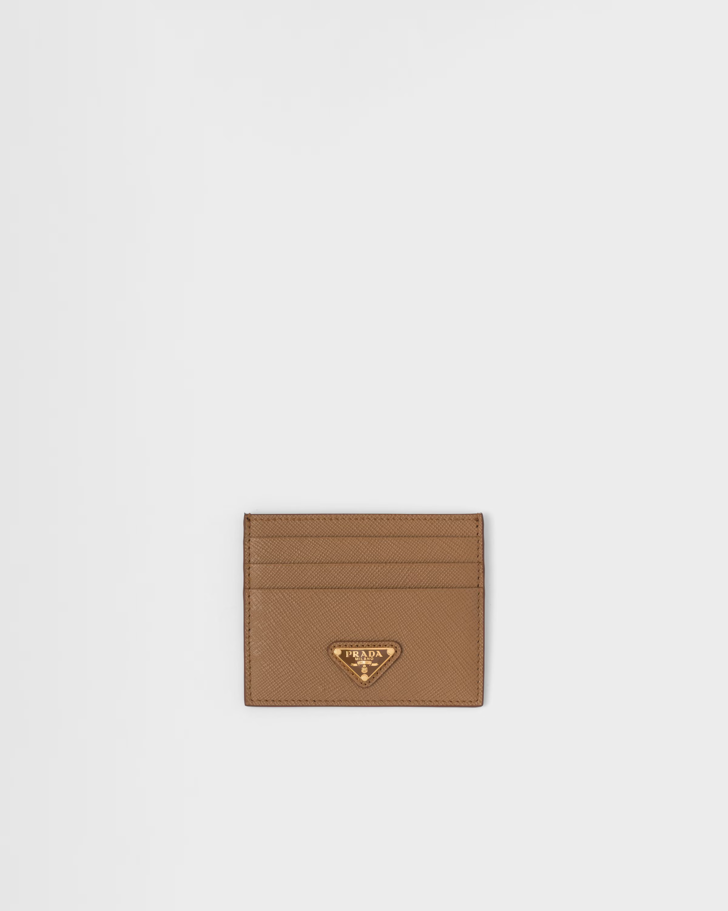 Saffiano Leather Card Holder | Prada US