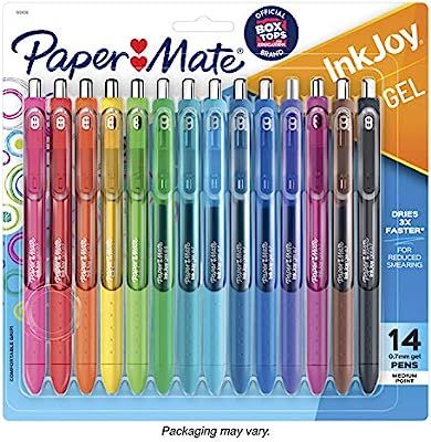 Paper Mate Gel Pens, InkJoy Pens, Medium Point, Assorted, 14 Count | Amazon (US)