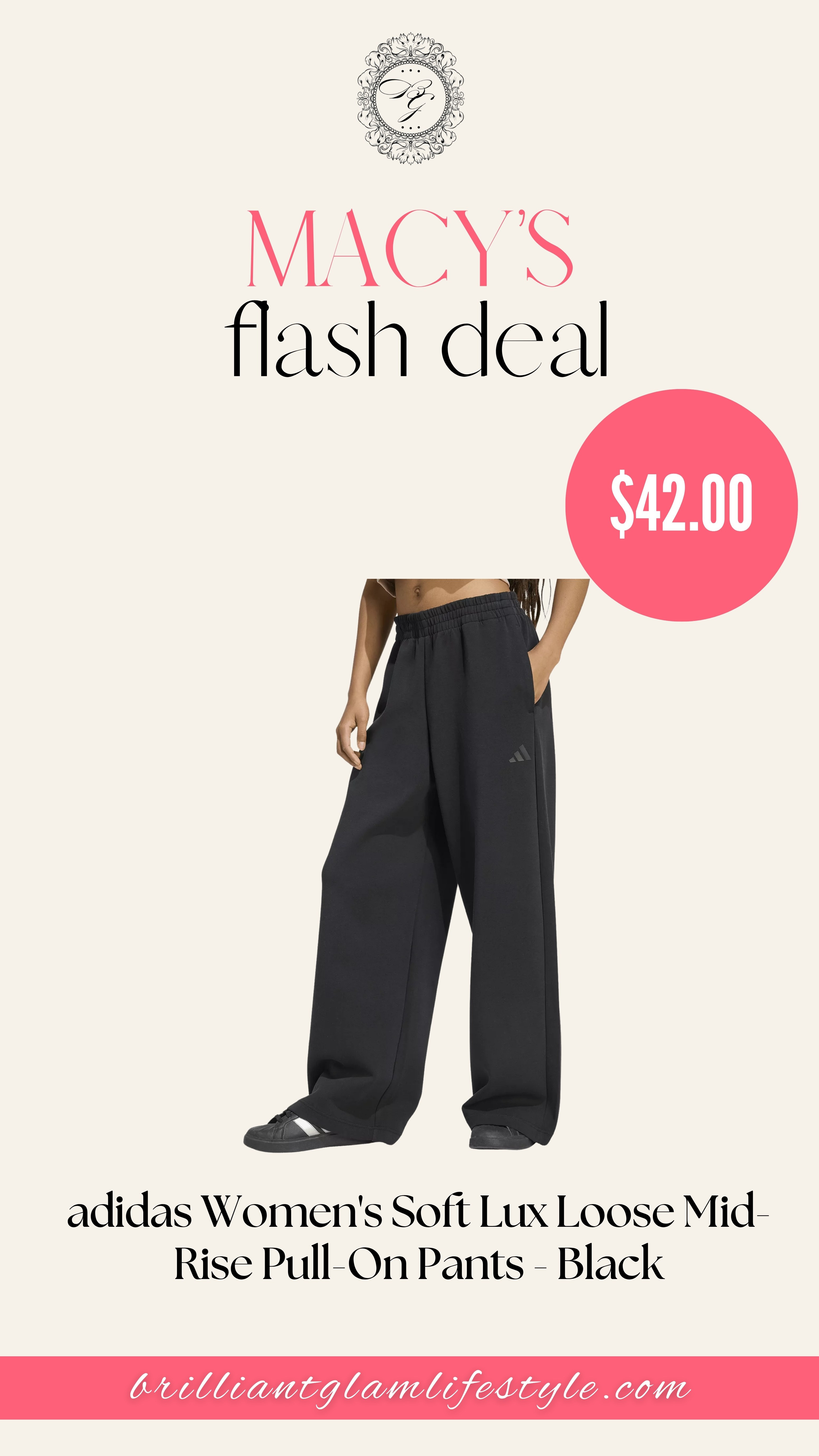 Macy’s Deal on adidas Soft Lux Pull On Pants

The adidas Women’s Soft Lux Loose Mid Rise Pull On Pants in black are such a good Macy’s deal. They are comfy, easy to style, and perfect for workouts, errands, or everyday casual looks. A staple piece you can wear on repeat.

#Macys #MacysDeal #adidas #AdidasWomen #PullOnPants #ActivewearFinds #WomensAthleisure #GymOutfitsForWomen #CasualStyle #MacysFinds 

 #LTKootd #LTKfitnessgoals #LTKActive