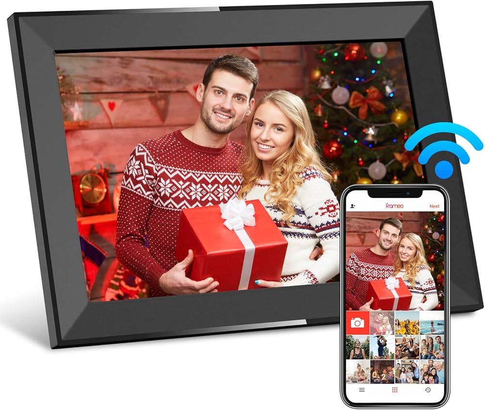 10.1 Inch Digital Picture Frame with 32GB Storage, Frameo WiFi Digital Photo Frame, 1280 * 800 IP... | Amazon (US)