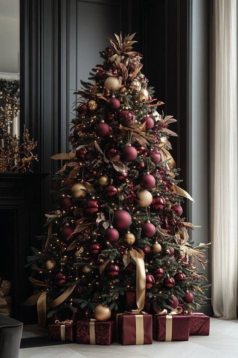 Burgundy and gold Christmas tree

#LTKSaleAlert #LTKSeasonal #LTKHoliday
