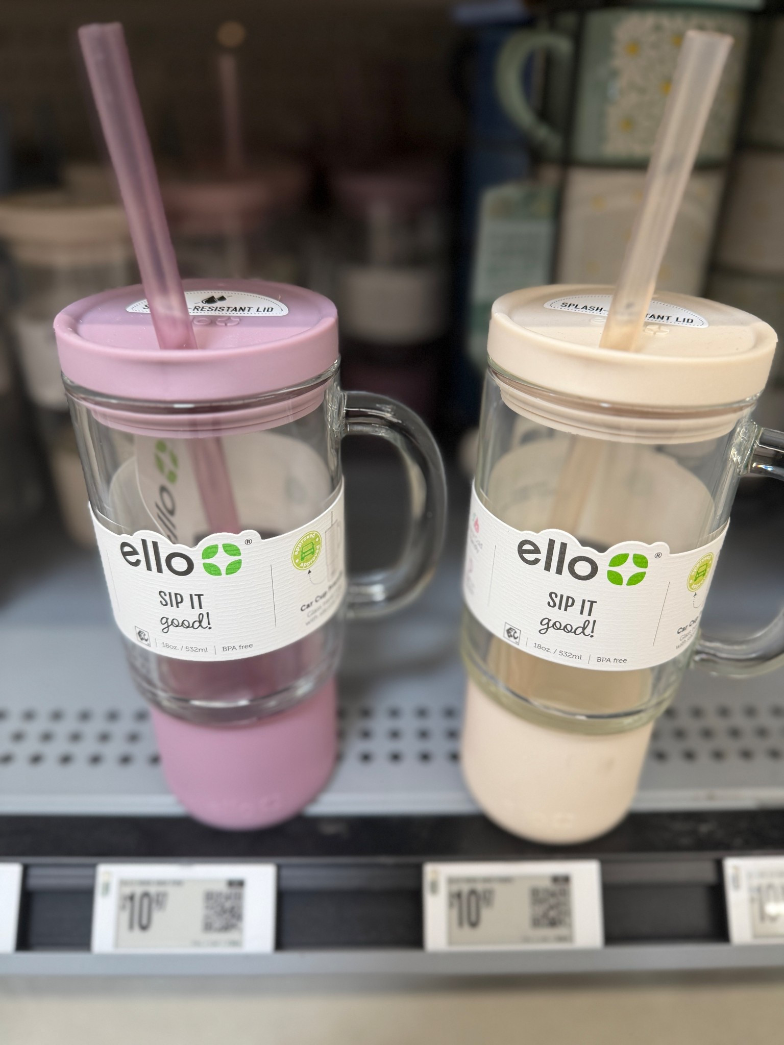 Loveee this glass coffee mug to go from Ello! What a perfect low tox alternative to disposable coffee cups 🙌🏼 I have this & love it- it’s good for cold and hot liquids ☕️ & fits in cup holders! I take this almost daily for a school pickup coffee 🙌🏼 

low tox | glass coffee mug | glass kitchenware | ello | low tox kitchen swap’s | low tox kitchen | healthy living | clean living | coffee mug to go | coffee | mom life | cup holder friendly | travel mug  

#LTKfoodie #LTKHome #LTKmomlife