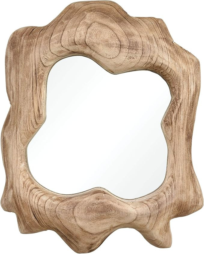 Elk Home Land to Air Mirror in Natural with Grey Wash, 15" W x 3" D x 19" H, (2181-113) | Amazon (US)