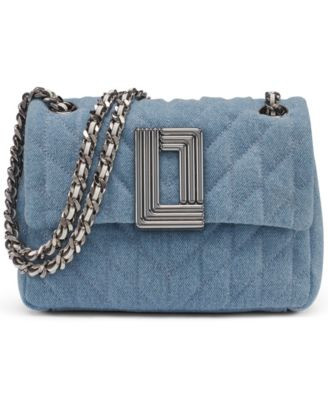 Karl Lagerfeld Paris Lafayette Small Crossbody Bag - Blue | Macy's