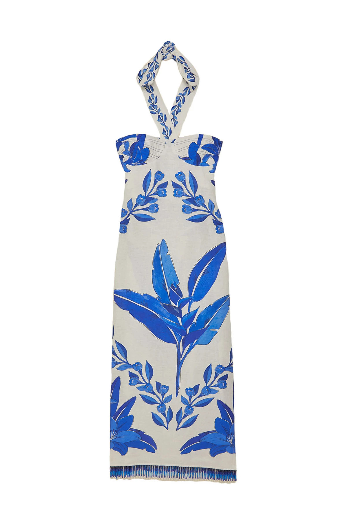 Blue Yard Halter Maxi Dress | Everything But Water