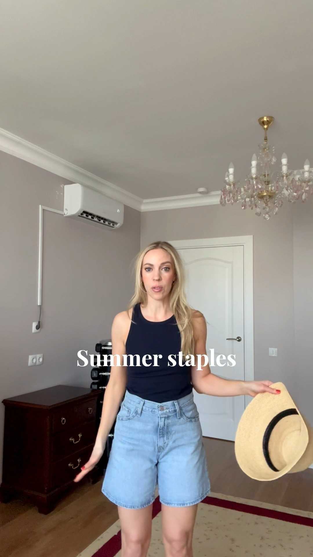 Summer staples I love: these silk/cotton tank tops, baggy high rise denim shorts, and straw bucket hat

#LTKootd #LTKActive #LTKOver40