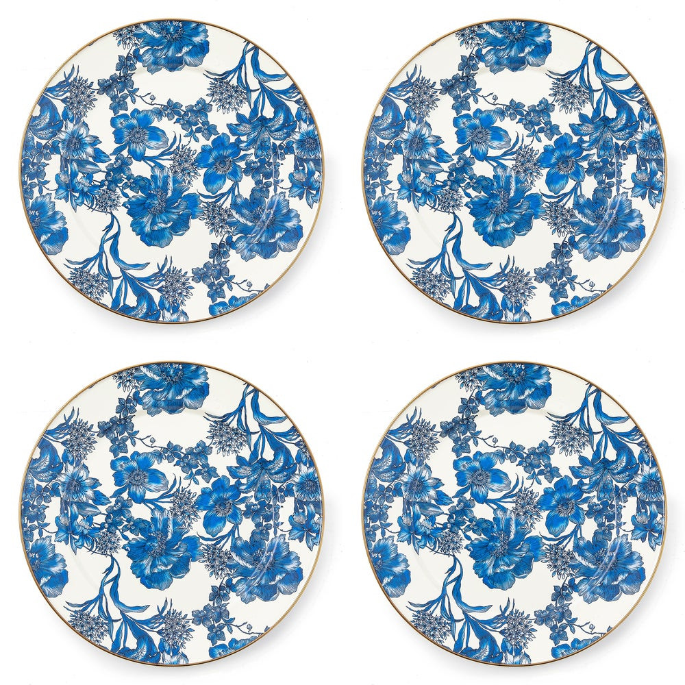 Royal English Garden Chargers, Set of 4 | MacKenzie-Childs