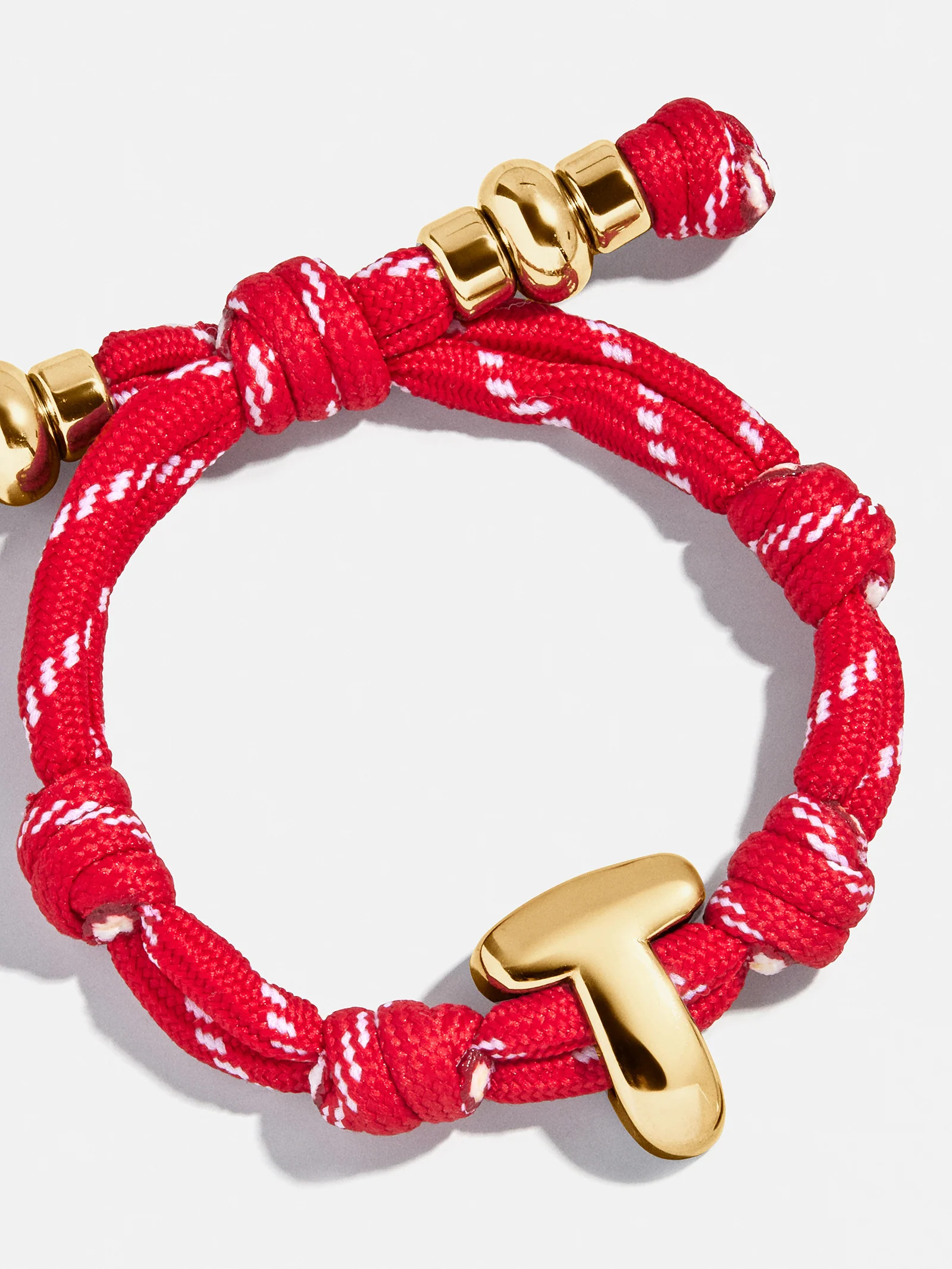 Dive In Initial Bracelet - Cherry Red | BaubleBar