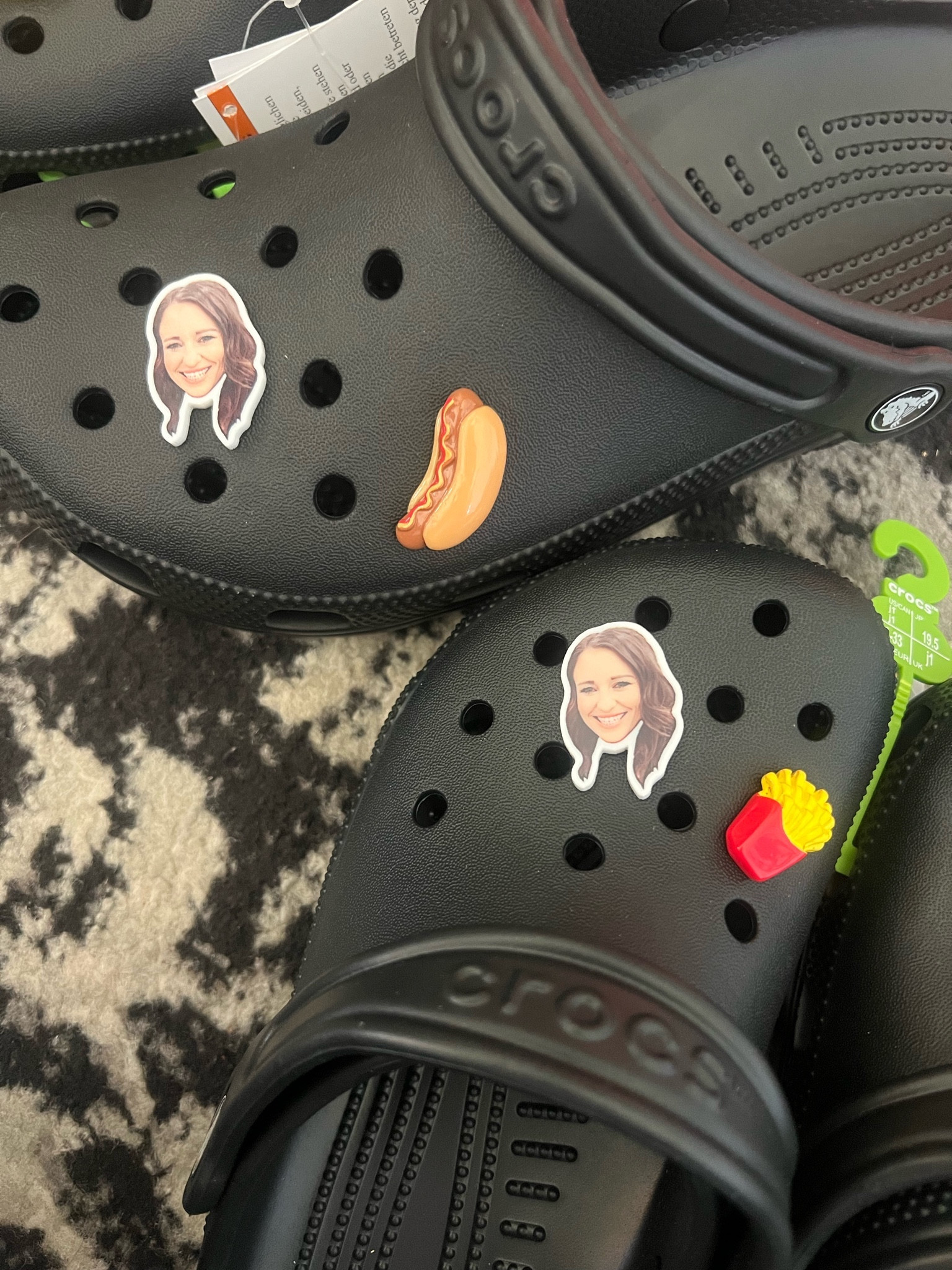 Personalized croc charms for my kids shoes! 🤣🙌🏻 Such a fun and perfect gift! 🤪 #crocs #jibbitz #croccharms #kidsgifts 

#LTKkids #LTKHoliday #LTKGiftGuide