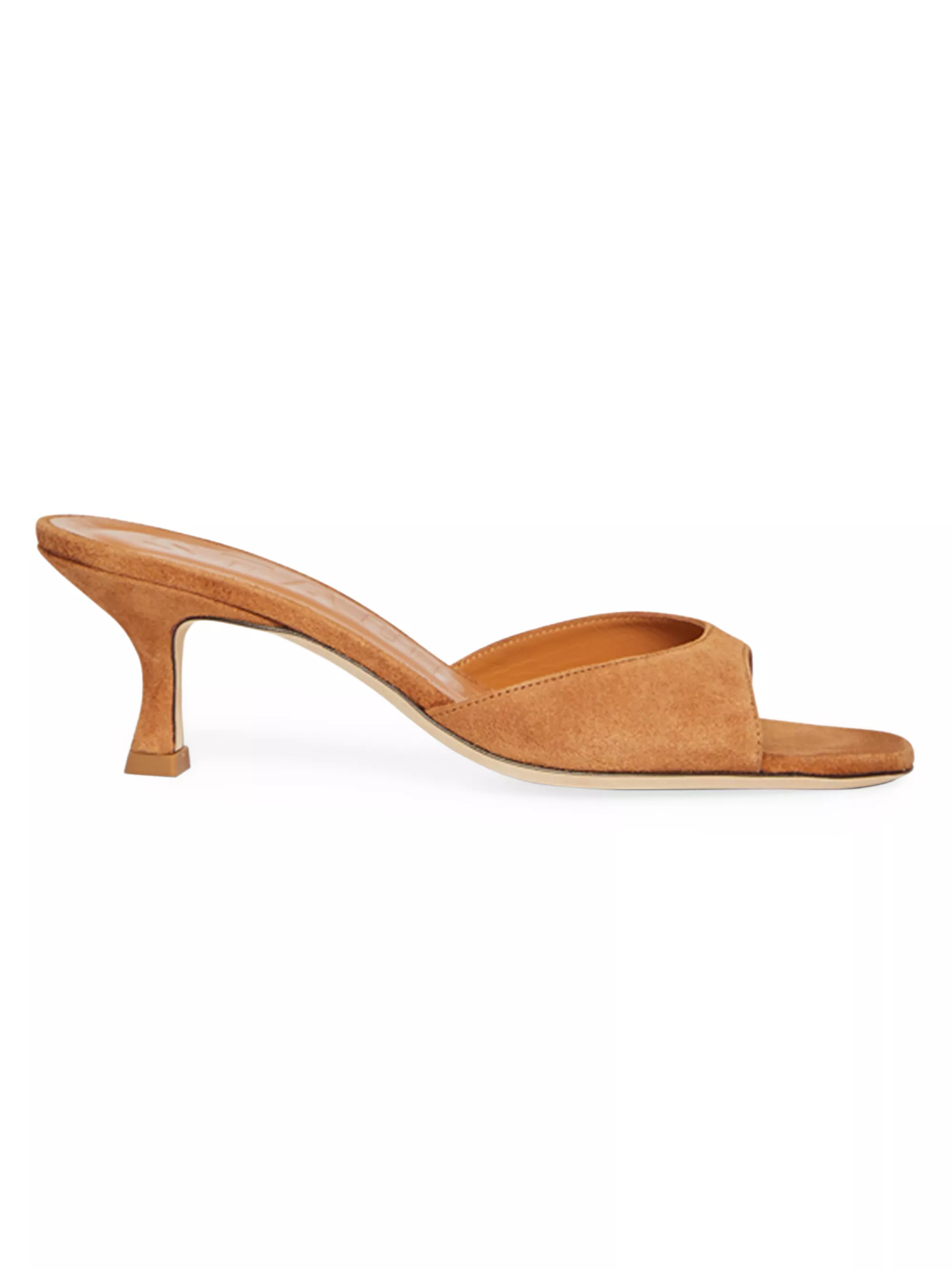 Shop Staud Brigitte Suede Mules | Saks Fifth Avenue | Saks Fifth Avenue