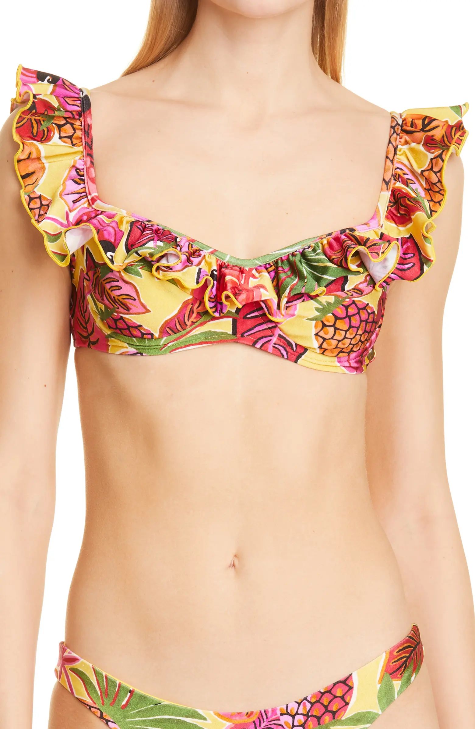 Fruit Dream Ruffle Underwire Bikini Top | Nordstrom