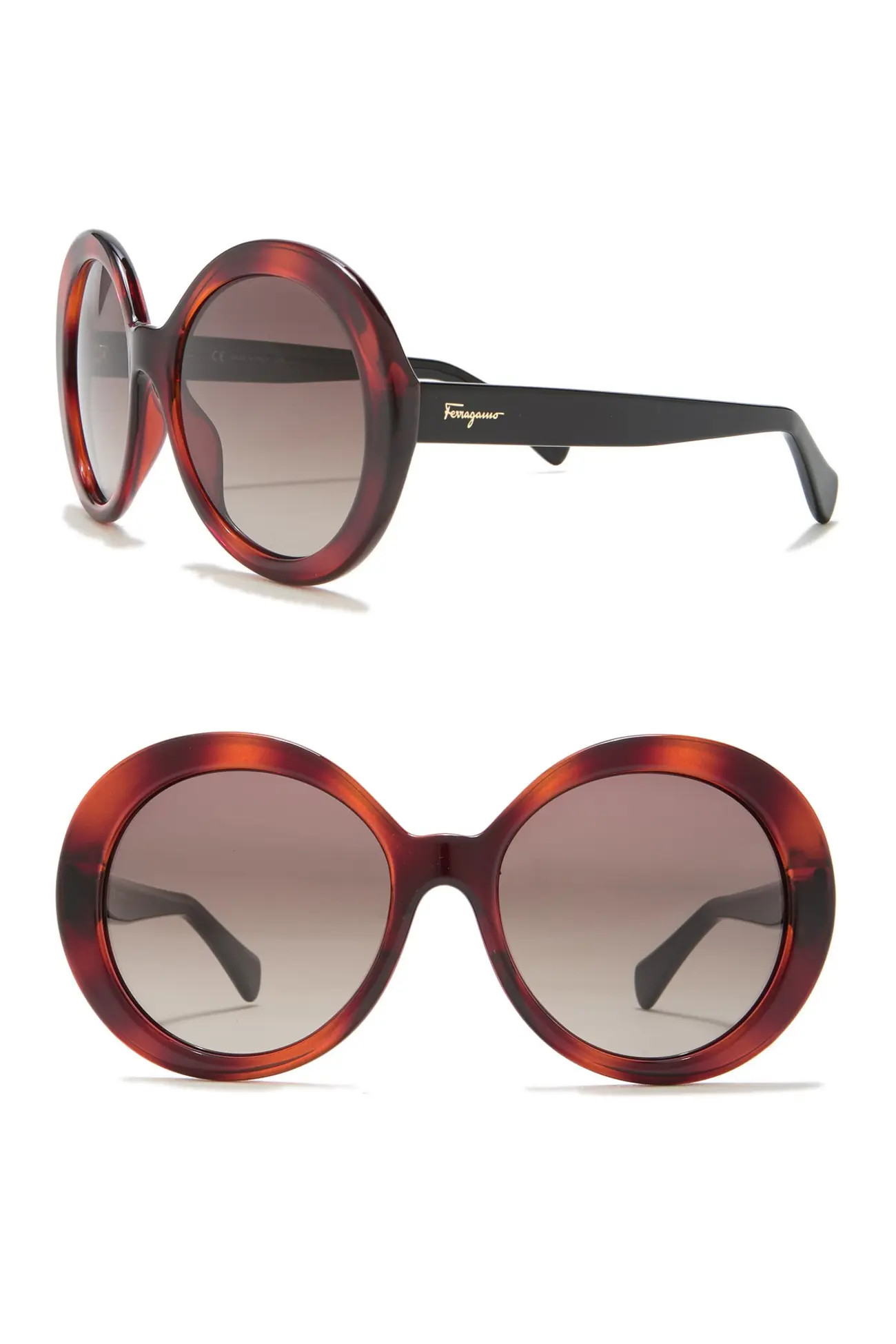 57mm Oversized Round Sunglasses | Nordstrom Rack