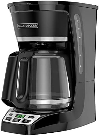 BLACK+DECKER 12-Cup* Programmable Coffeemaker, Black | Amazon (US)
