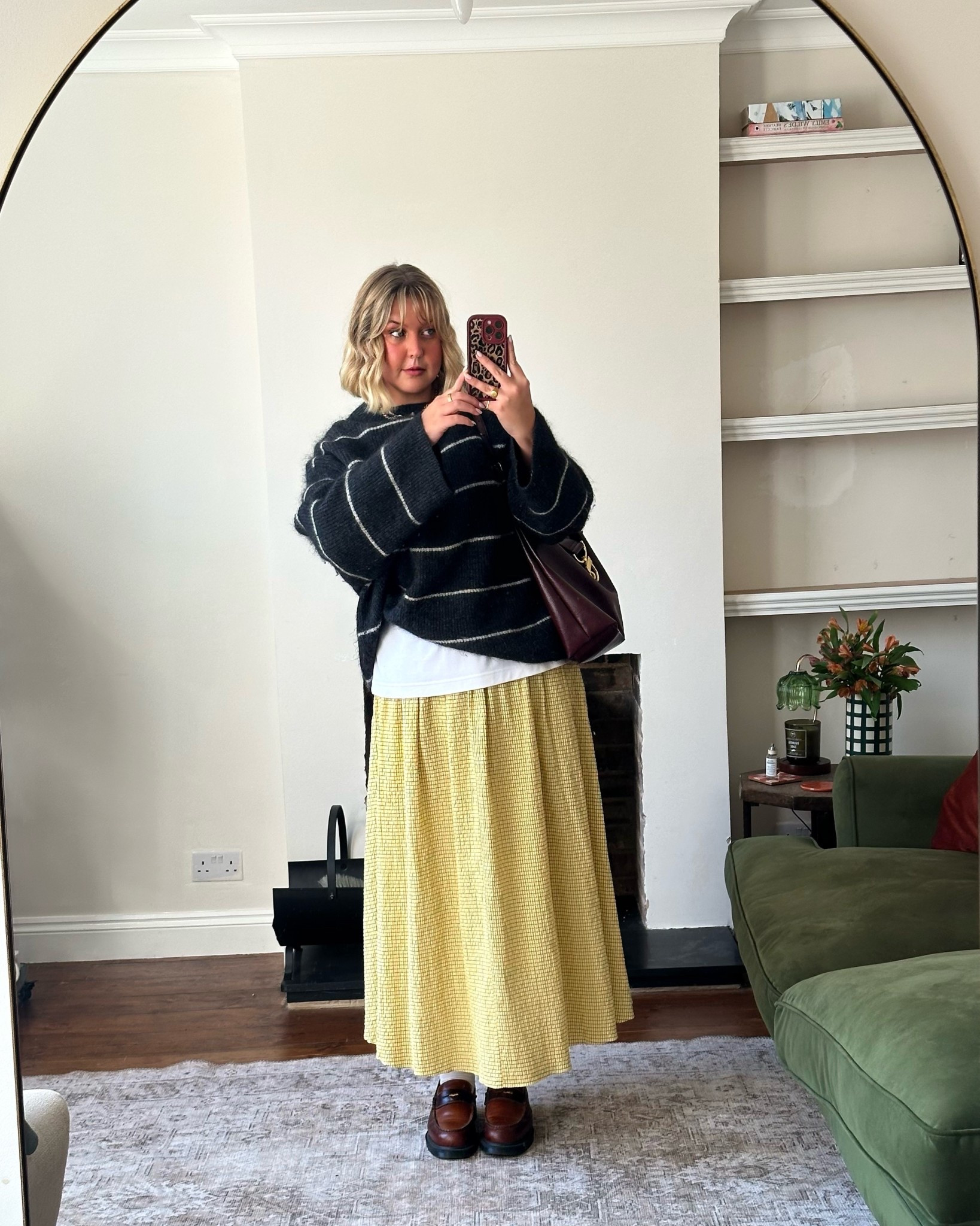 Maxi skirt midsize autumn outfit inspo!

#LTKmidsize #LTKautumn