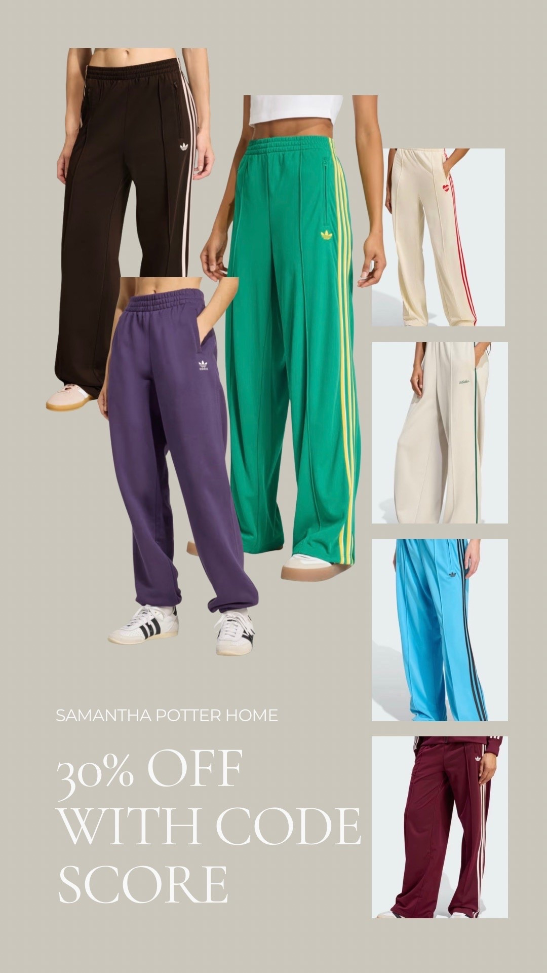 Obsessed with the bright tracks and sweatpants. These are all currently on sale for 30% off with code SCORE

#LTKcanada #LTKsale