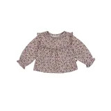 Modern Moments by Gerber Baby Girl Ruffle Bib Top and Pant Outfit Set, 2-Piece, Sizes 0/3 Months ... | Walmart (US)